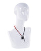Load image into Gallery viewer, Sex & Mischief Ex's & Oh's Crystal Day Collar - Red/Black