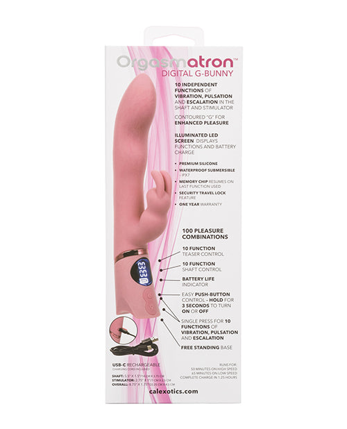 Cargue la imagen en el visor de la galería, Orgasmatron Digital G-Bunny Vibrator - Pink