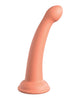 Cargue la imagen en el visor de la galería, Dillio Platinum 6" Secret Explorer Silicone Dildo - Peach