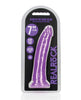 Load image into Gallery viewer, Shots RealRock 7" Slim Dildo Glow in the Dark - Neon Purple