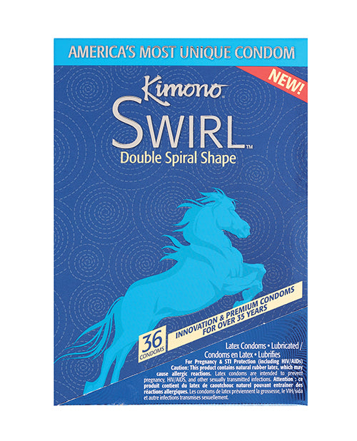 Carica l'immagine nel visualizzatore Galleria, Kimono Swirl Condoms - Pack of 36