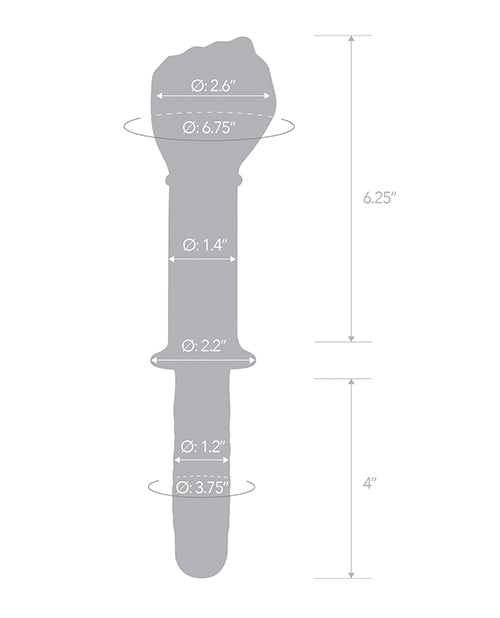 Ladda bilden i Galleri Viewer, Glas 11" Fist Double Ended w/Handle Grip
