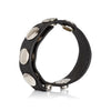 Load image into Gallery viewer, COLT Leather C/B Strap 5 Snap Fastener - Black