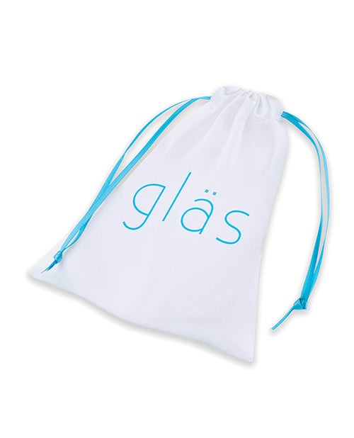 Afbeelding laden in Galerijviewer, Glas 3.5" Rechargeable Vibrating Butt Plug - Blue