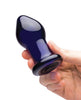 Afbeelding laden in Galerijviewer, Glas 3.5" Rechargeable Vibrating Butt Plug - Blue