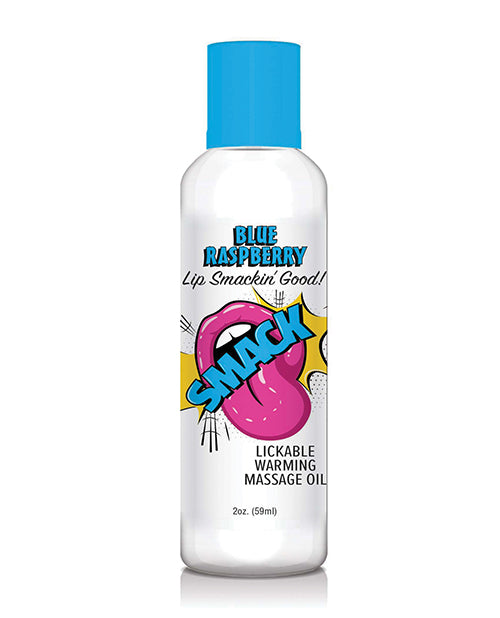 Charger l'image dans la visionneuse de la galerie, Smack Warming Massage Oil - 2 oz Blue Raspberry