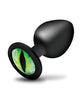 Afbeelding laden in Galerijviewer, Creature Eye Green Eye Silicone Butt Plug Large Cat Eye Design