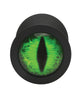 Afbeelding laden in Galerijviewer, Creature Eye Green Eye Silicone Butt Plug Large Cat Eye Design