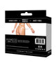 Afbeelding laden in Galerijviewer, Satin Ribbon w/Elastic Harness & Cuffs Set - White/Gold O/S