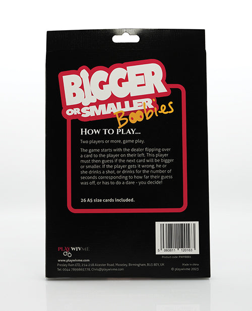Indlæs billede i gallerifremviser, Play Wiv Me Bigger or Smaller Boobs Card Game
