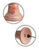 Cargue la imagen en el visor de la galería, King Cock Elite 6" Dual Density Vibrating Silicone Cock - Light