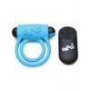 Indlæs billede i gallerifremviser, Bang! Vibrating Cock Ring & Bullet w/Remote Control - Blue