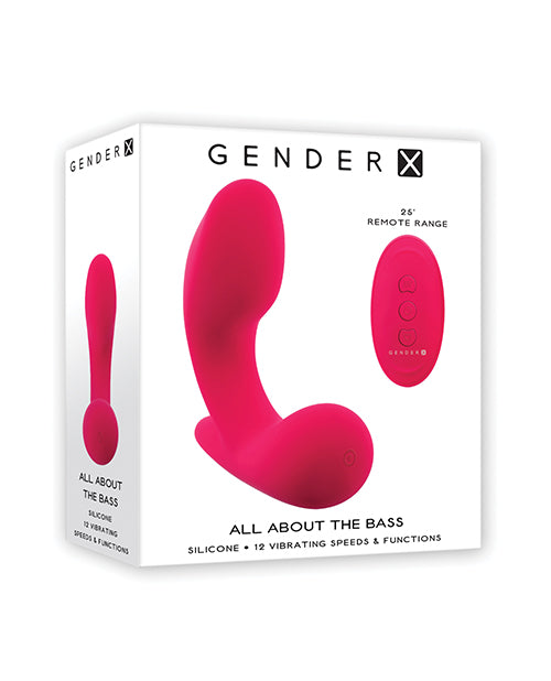 Carregar imagem no visualizador da Galeria, Gender X All About the Bass Curved Stimulator w/Remote Control - Pink