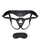 Ladda bilden i Galleri Viewer, Lux Fetish Patent Leather Strap On Harness - Black