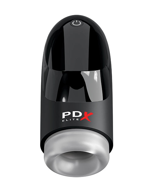Load image into Gallery viewer, PDX Elite Hydrogasm Vibrating Stroker - Frosted/Black