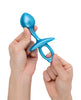 Load image into Gallery viewer, b-Vibe Butties Bulb Tapered Prostate Plug - Blue