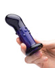 Load image into Gallery viewer, Glas 4" Rechargeable Vibrating Dotted G Spot/P Spot Plug - Blue