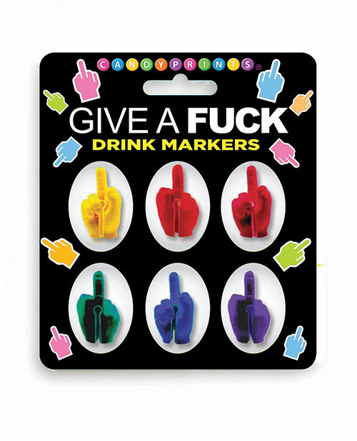 Indlæs billede i gallerifremviser, Give A Fuck Drink Markers 6 pc Set - Multi-Color