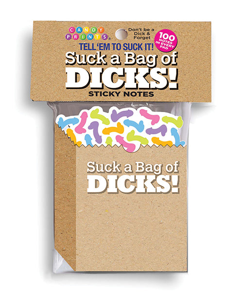 Carregar imagem no visualizador da Galeria, Suck A Bag of Dicks Sticky Notes - 100 Notes Per Pad