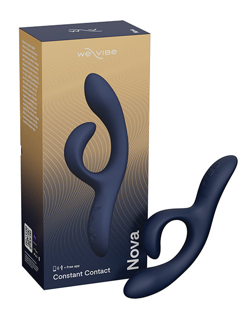 Carica l'immagine nel visualizzatore Galleria, We-Vibe Nova 2 Coniglio Flessibile - Blu Mezzanotte