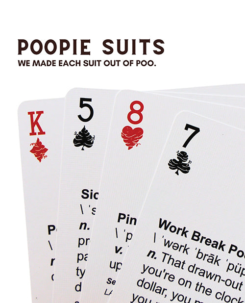 Load image into Gallery viewer, 52 Deuces Poop Themed Playing Cards