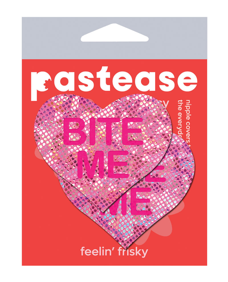 Charger l'image dans la visionneuse de la galerie, Pastease Bite Me Pasties en forme de cœur Rose Rouge Taille Unique Ensemble