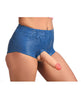 Bild in den Galerie-Viewer laden, Strap U Booty Shorts 6" Silicone Dildo Strap-On Harness - Large