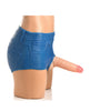 Bild in den Galerie-Viewer laden, Strap U Booty Shorts 6" Silicone Dildo Strap-On Harness - Large