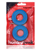 Load image into Gallery viewer, Hunky Junk Stiffy 2 Pack Cockrings - Teal Ice