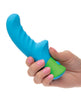 Charger l'image dans la visionneuse de la galerie, Rave Ridged-G Massager w/Rippled Shaft & Stimulator - Blue/Green