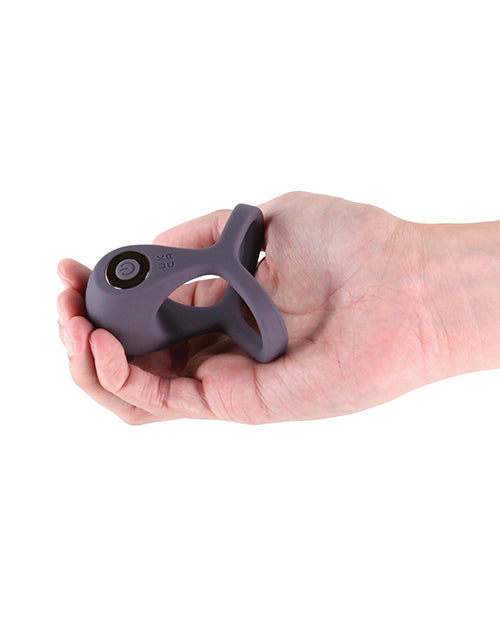 Cargue la imagen en el visor de la galería, Renegade Valiant Vibrating Cock Ring - Gray