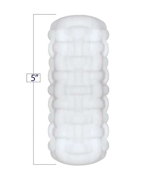Load image into Gallery viewer, GeoStroker Two 5" Ultra-Soft TPR Stroker - White