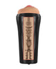 Carregar imagem no visualizador da Galeria, Mistress Vibrating Pussy Masturbator Tan With 3 Speeds 7 Patterns Textured Inner Tunnel Removable Sleeve IPX5 Waterproof
