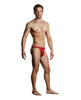 Indlæs billede i gallerifremviser, Male Power Bong Thong Red L/XL