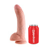 Load image into Gallery viewer, King Cock 9" Cock w/Balls - Flesh