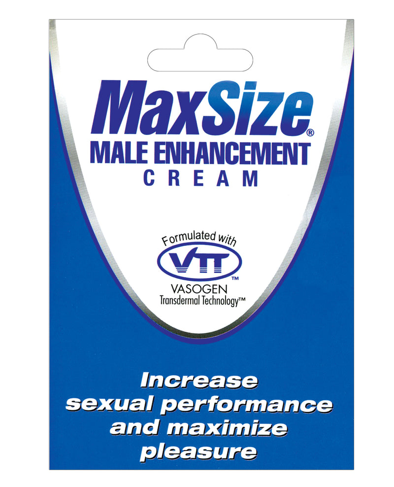 Load image into Gallery viewer, Max Size Male Enhancement Cream - Individual Foil Packet