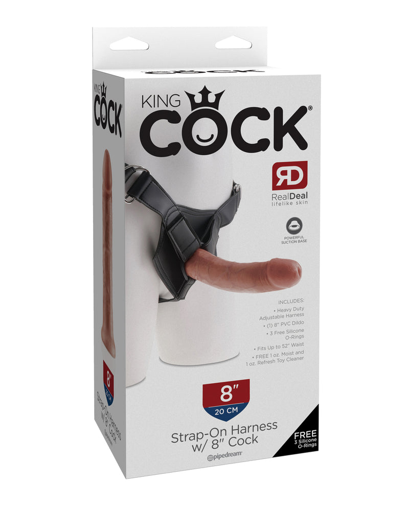 Încărcați imaginea în vizualizatorul Galerie, Ham cu penis King Cock cu penis de 8" - Culoare bronz