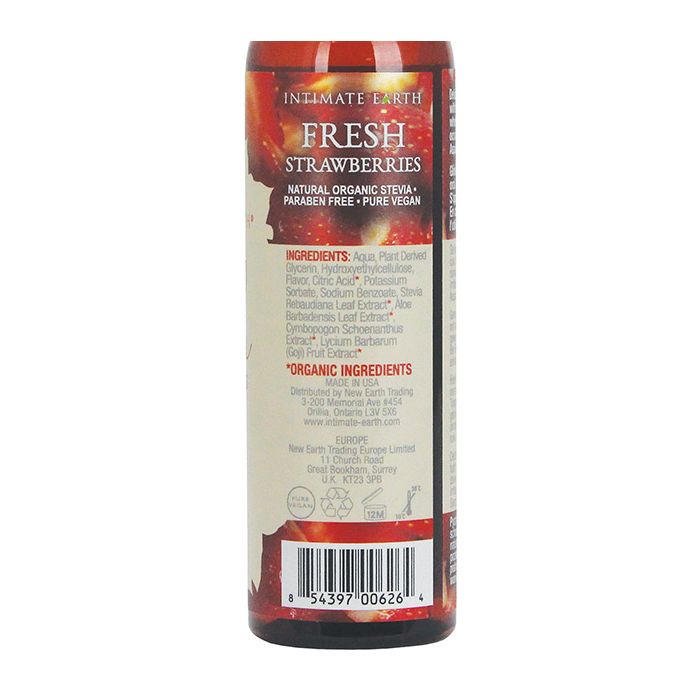 Załaduj obraz do przeglądarki galerii, Intimate Earth Natural Flavors Glide - 120 ml Świeże Truskawki