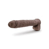 Load image into Gallery viewer, Blush Au Naturel Daddy 14" Sensa Feel Dual Density Dong w/Suction Cup - Chocolate
