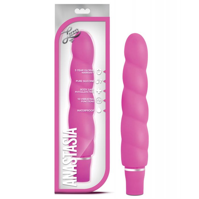 Ladda bilden i Galleri Viewer, Blush Luxe Anastasia Silicone Vibrator Pink 10 Vibrating Functions