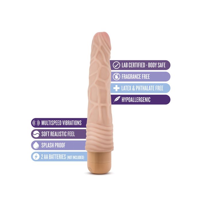 Carregar imagem no visualizador da Galeria, Blush Dr Skin Vibe 2 Beige 9 Inch Realistic Vibrator With Veins