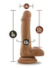 Ladda bilden i Galleri Viewer, Blush Coverboy Captain Mike 6" Realistic Cock - Mocha
