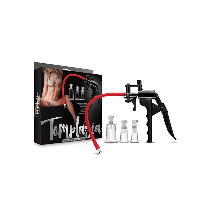 Afbeelding laden in Galerijviewer, Blush Temptasia Clitoris- en Tepelplezier Versterkingspomp Systeem