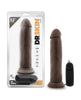 Afbeelding laden in Galerijviewer, Blush Dr. Skin Dr. Throb 9.5" Cock w/Suction Cup - Chocolate