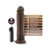 Afbeelding laden in Galerijviewer, Blush Dr. Skin Dr. Throb 9.5" Cock w/Suction Cup - Chocolate