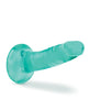 Load image into Gallery viewer, Blush B Yours Plus 5 Inch Hard And Happy Teal Dildo With Suction Cup