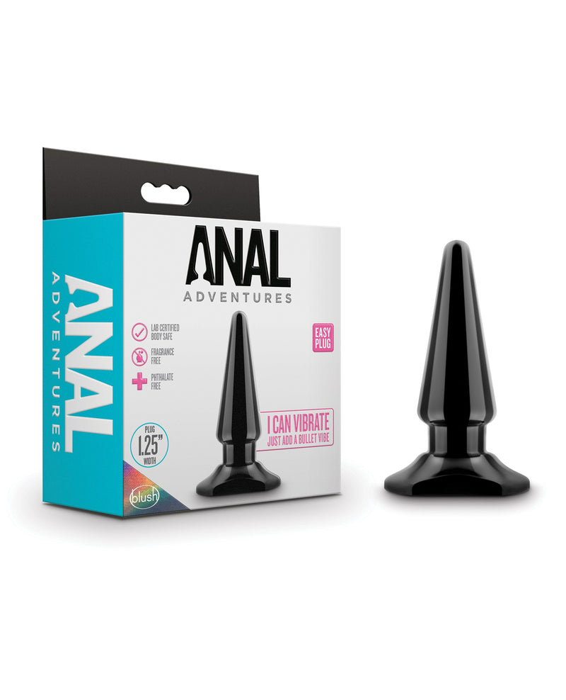 Load image into Gallery viewer, Blush Anal Adventures Easy Plug - Black