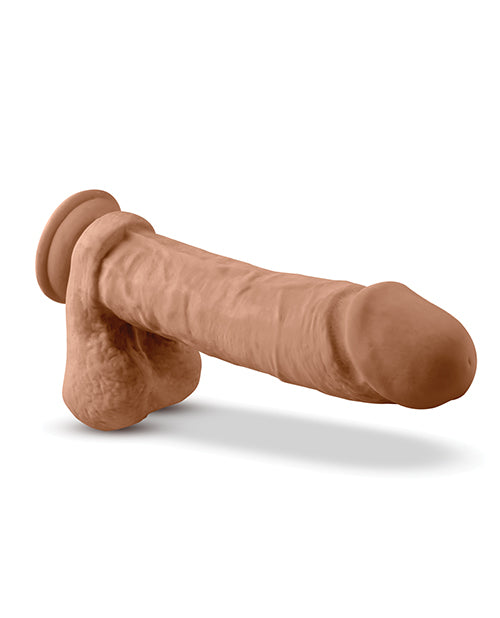Load image into Gallery viewer, Blush Dr Skin Silicone Dr Julian 9 Inch Dildo With Balls Mocha