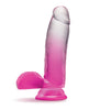 Load image into Gallery viewer, Blush B Yours 7" Sugar Magnolia Dildo - Fuchsia