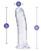 Cargue la imagen en el visor de la galería, Blush B Yours Plus 8" Roar n Ride Dildo - Clear